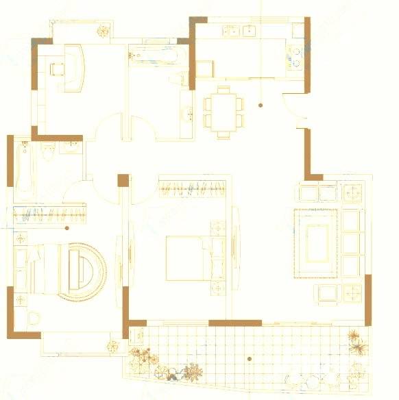 凤凰城普通住宅176.5㎡户型图