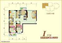 禧福泛海时代3室1厅2卫113.1㎡户型图