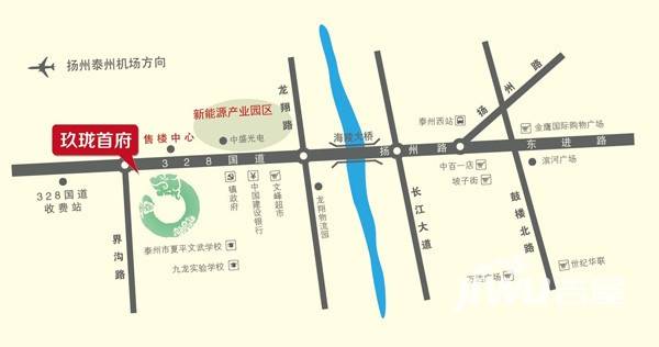 玖珑首府位置交通图