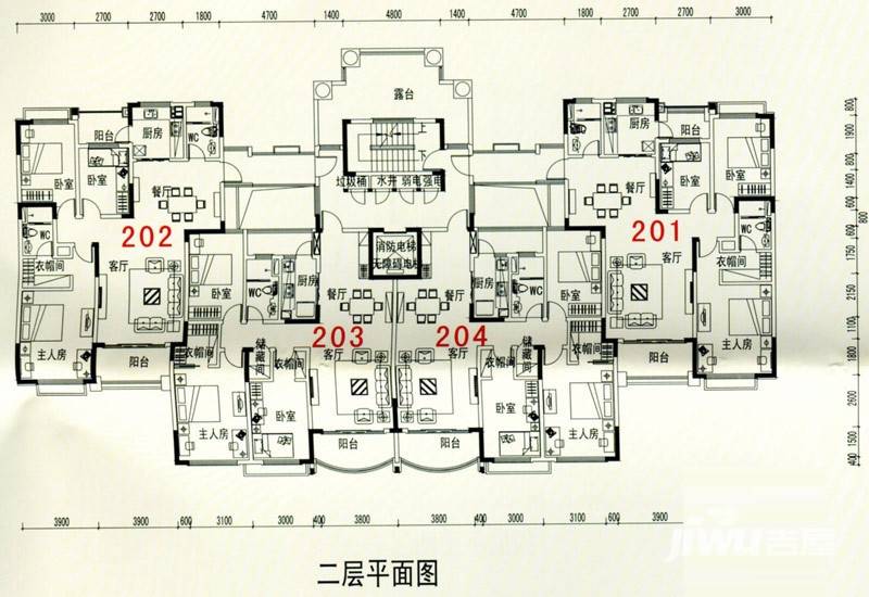 泰州碧桂园林湖郡3室2厅0卫271.5㎡户型图