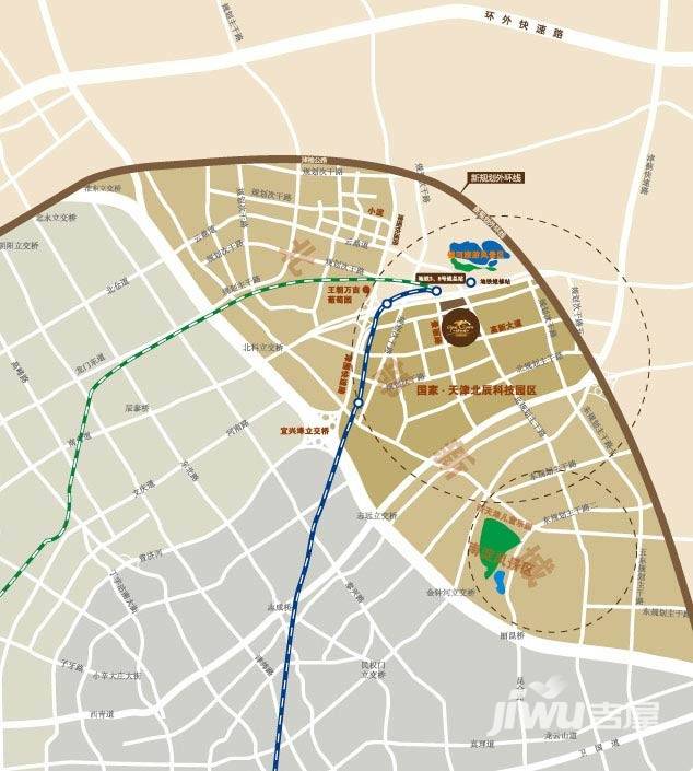 欧铂城位置交通图图片
