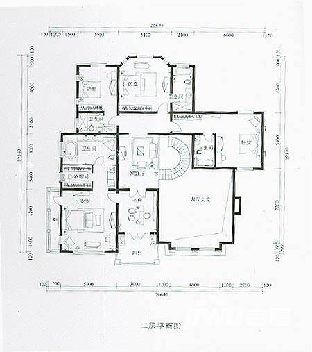 合生京津新城5室4厅0卫569.6㎡户型图