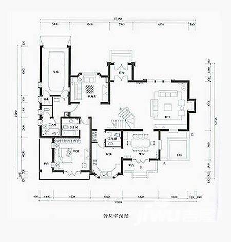 合生京津新城4室3厅0卫299.5㎡户型图