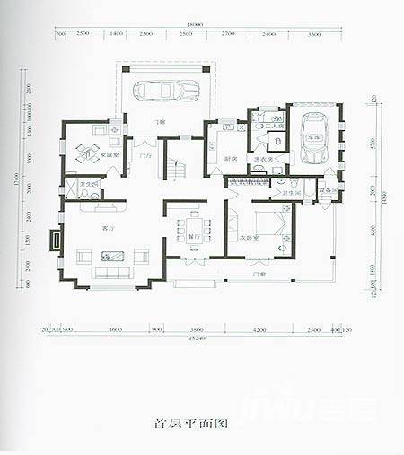 合生京津新城3室4厅0卫397.3㎡户型图