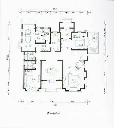 合生京津新城4室3厅0卫383.8㎡户型图