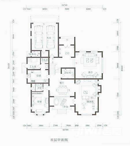 合生京津新城4室3厅0卫426.9㎡户型图