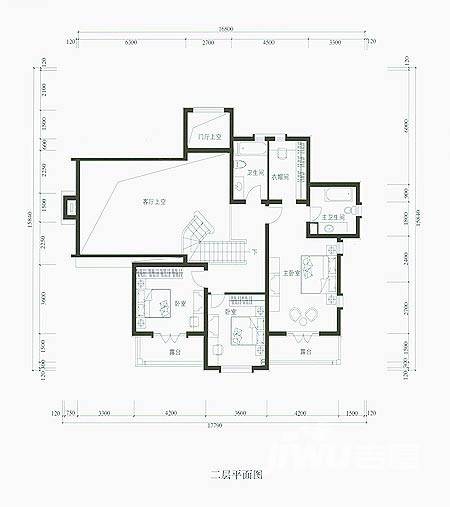 合生京津新城4室3厅0卫299.5㎡户型图