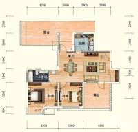 巴登巴登普通住宅85.8㎡户型图