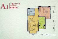 柴楼新庄园1室1厅1卫67.8㎡户型图