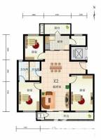 恒益隆庭3室2厅2卫142.4㎡户型图