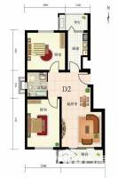 恒益隆庭普通住宅91.5㎡户型图