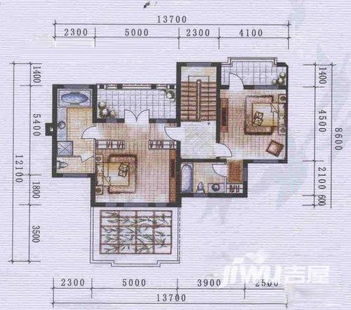 滨海湖普通住宅85㎡户型图