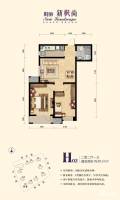 新梅江雅境新枫尚普通住宅89.5㎡户型图