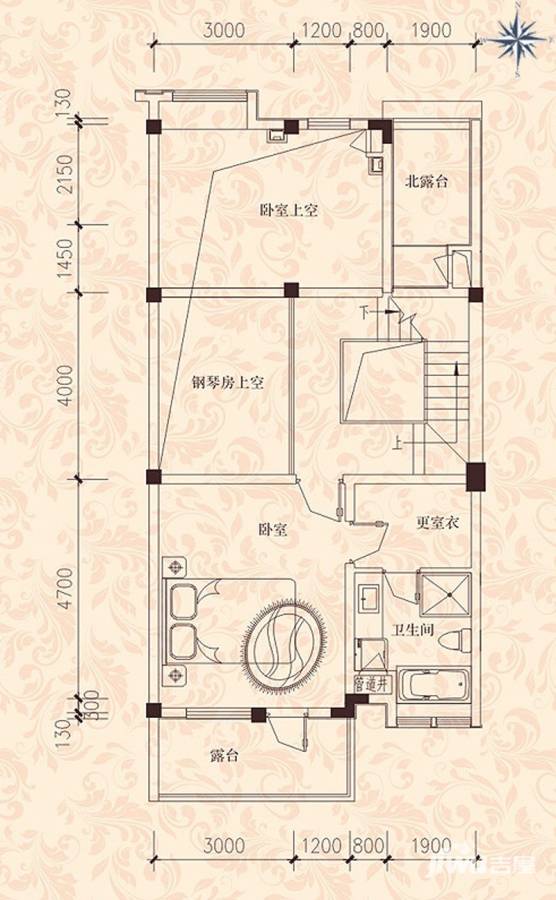 天山御府1室1厅0卫户型图