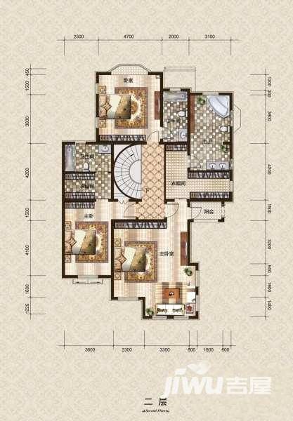 松江高尔夫小镇普通住宅350.8㎡户型图