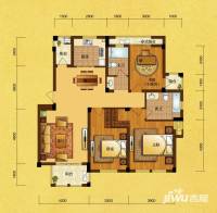 顺发泽润园3室2厅2卫129㎡户型图