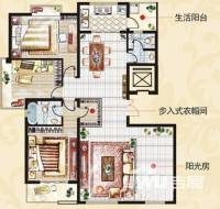 润城高新花苑3室2厅2卫167.5㎡户型图