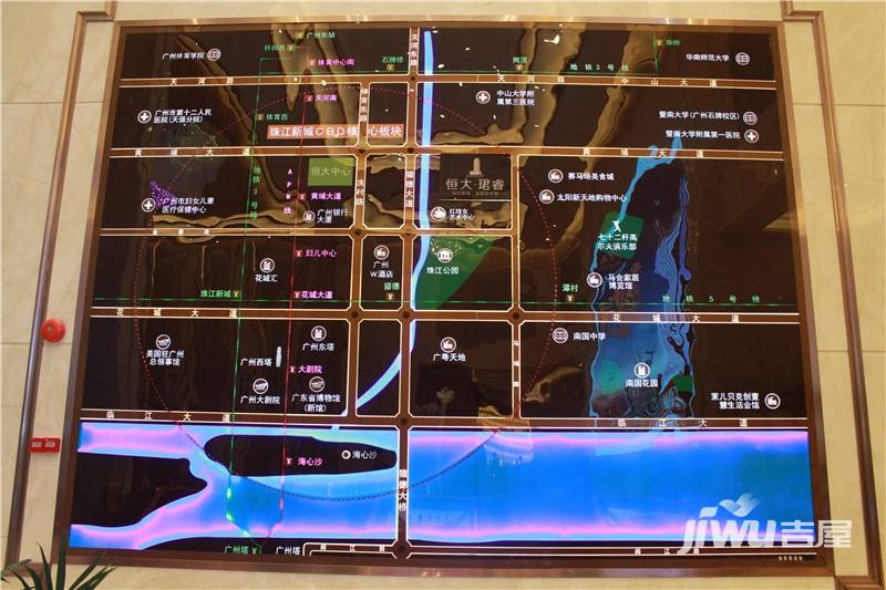 广州恒大珺睿（商用）位置交通图图片