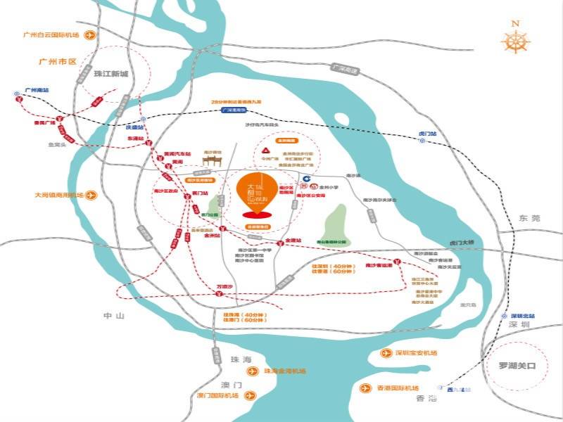 保利南沙大都汇（商用）位置交通图图片