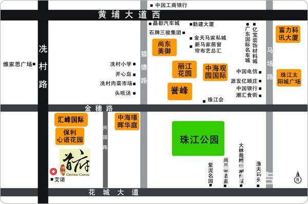 博雅首府位置交通图图片