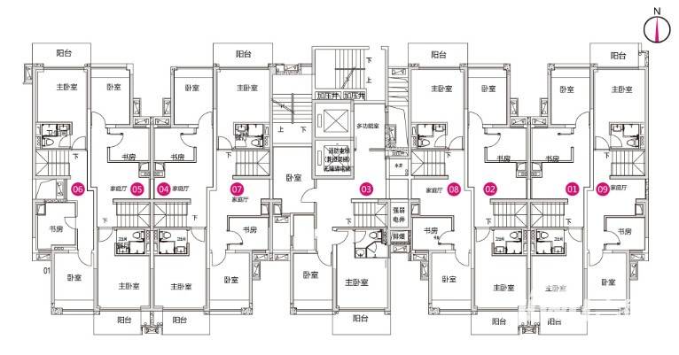 万科金色梦想普通住宅95㎡户型图