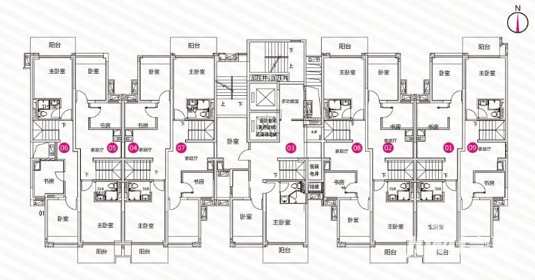 万科金色梦想普通住宅95㎡户型图