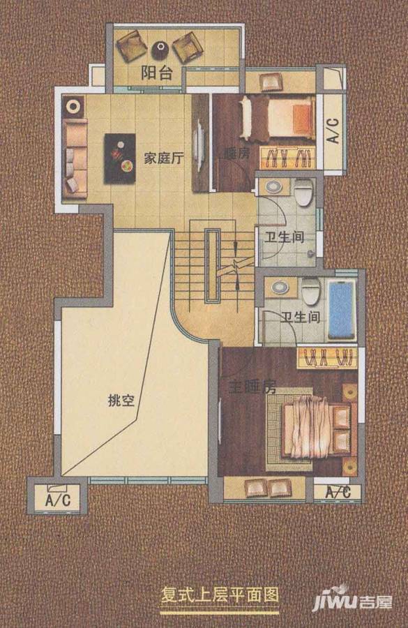 新世界嘉云府3室4厅3卫176㎡户型图