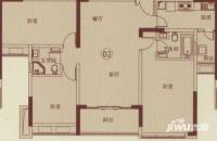 星晨时代豪庭3室2厅2卫128.2㎡户型图