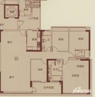 星晨时代豪庭4室2厅2卫232.5㎡户型图