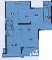 星晨时代豪庭3室2厅0卫130.7㎡户型图