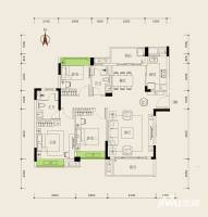 海伦春天3室2厅2卫110㎡户型图