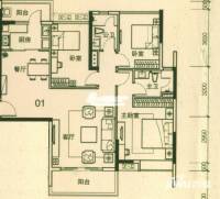 海伦春天普通住宅119.7㎡户型图