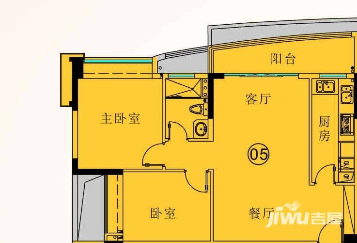 庄士映蝶蓝湾普通住宅78㎡户型图