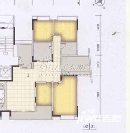 一品湖山4室2厅2卫户型图