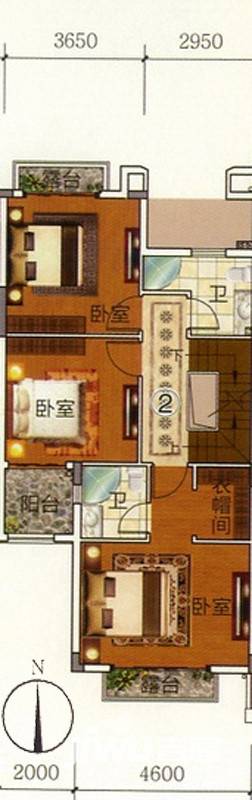 富力金港城7室3厅0卫236㎡户型图