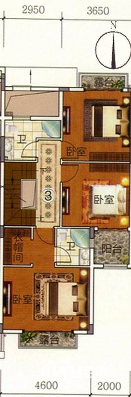 富力金港城7室3厅0卫236㎡户型图