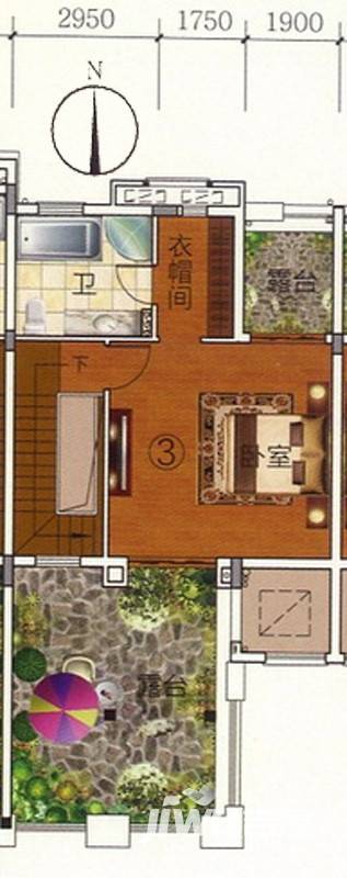 富力金港城5室2厅0卫232㎡户型图