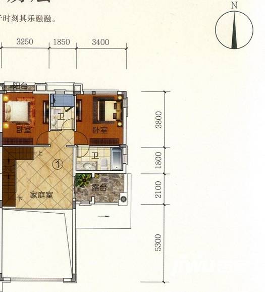 富力金港城4室3厅0卫207㎡户型图