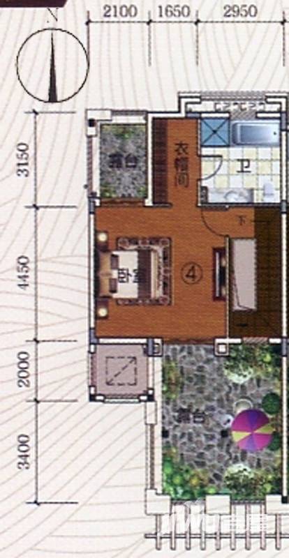 富力金港城5室3厅0卫224㎡户型图