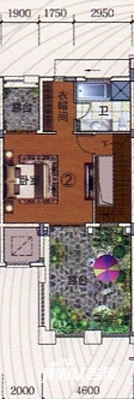 富力金港城5室2厅0卫185㎡户型图