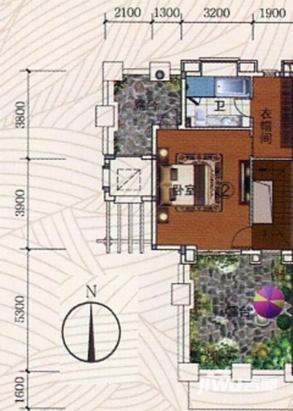 富力金港城普通住宅207㎡户型图