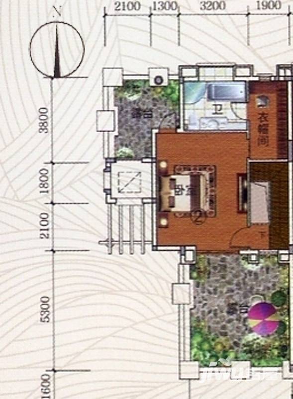 富力金港城普通住宅254㎡户型图