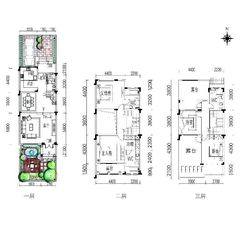 迪亚春天4室2厅4卫户型图