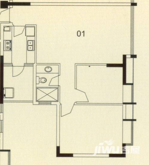 泊雅湾普通住宅82.4㎡户型图