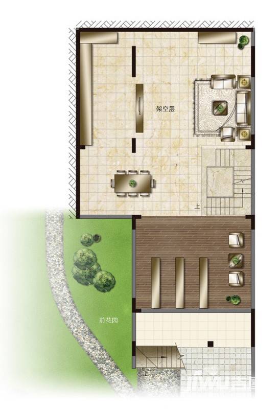 保利越秀·岭南林语4室2厅3卫226㎡户型图