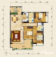 珠光南沙御景普通住宅115.3㎡户型图