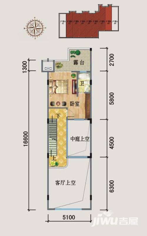 南沙境界别墅4室2厅4卫248.4㎡户型图