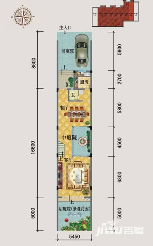 南沙境界别墅4室2厅4卫248.4㎡户型图