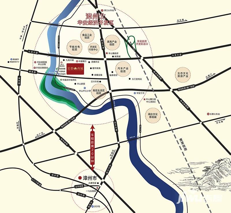 宏都尚城位置交通图