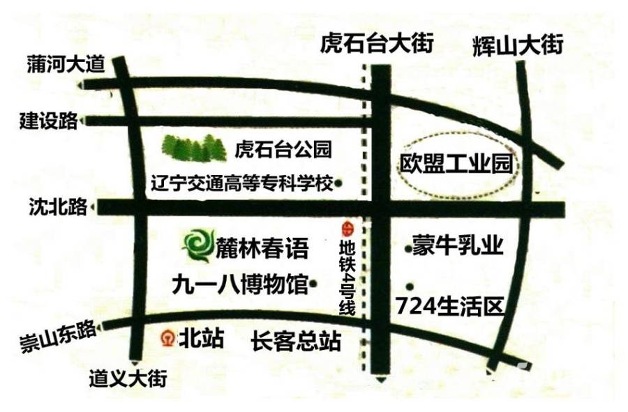 麓林春语位置交通图3